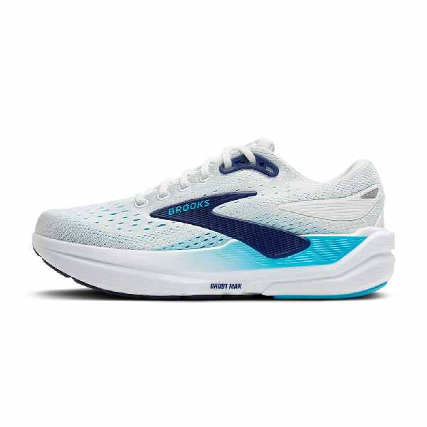 Brooks Ghost Max 3 Bright White/Beacon Blue/Teal