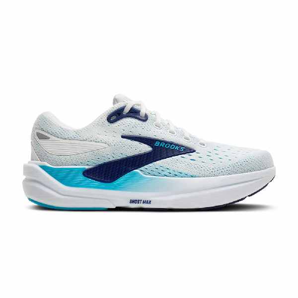 Brooks Ghost Max 3 Bright White/Beacon Blue/Teal