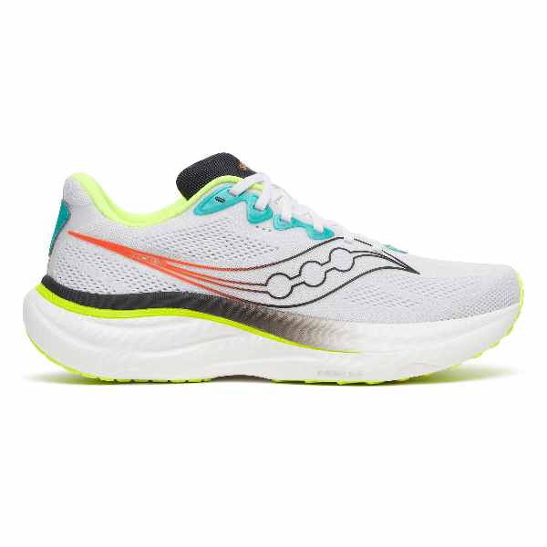 Saucony Ride 19 White/Citron