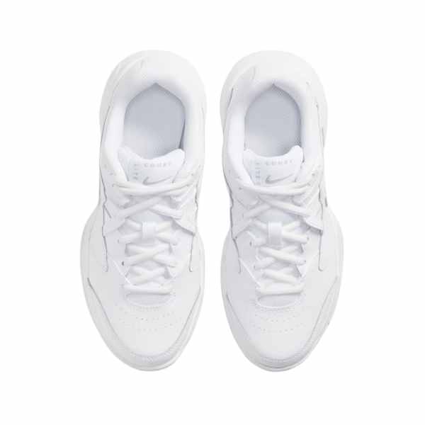 NikeCourt Jr. Lite 2 White/Metallic Silver