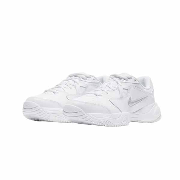 NikeCourt Jr. Lite 2 White/Metallic Silver