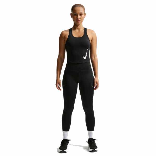 Nike Tempo Swoosh Dri-FIT Running Tank Top Black