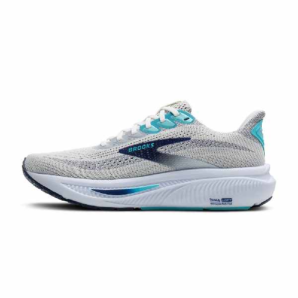 Brooks Ghost 17 White/Beacon Blue/Ipanema