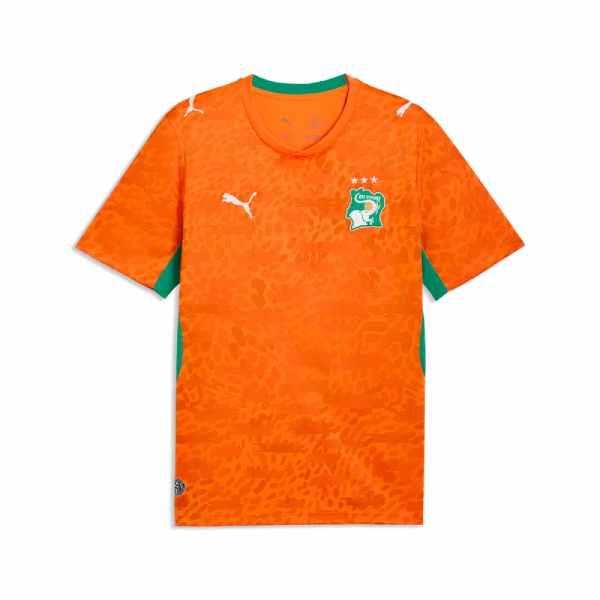 Puma Côte d'Ivoire Home Jersey Rickie Orange
