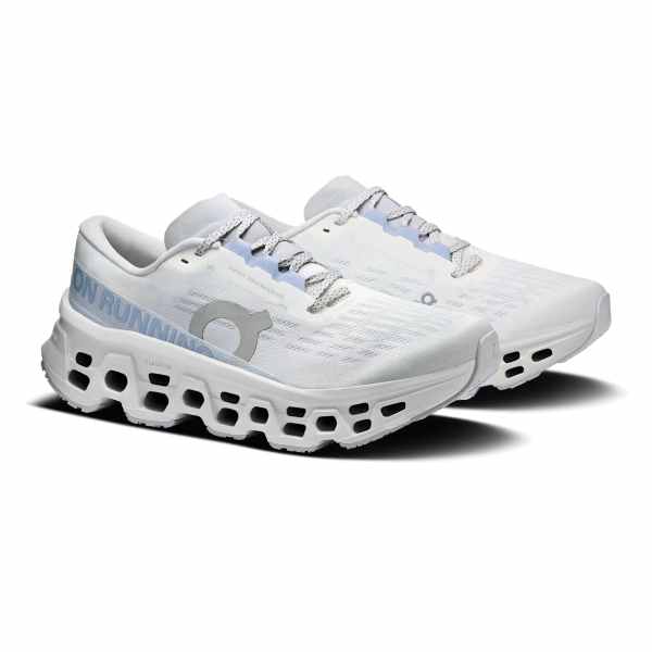 On Cloudmonster 3 White | Frost Women