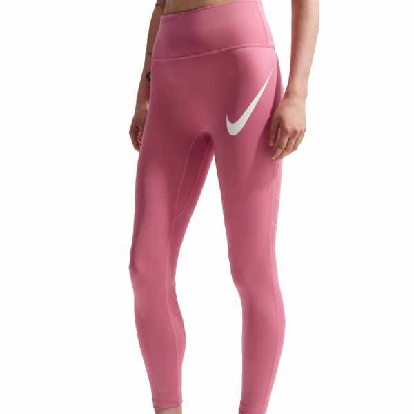 Nike Tempo Swoosh Run High-Waisted 7/8 Leggings Peony