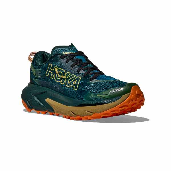 Hoka Mafate 5 Tidal Wave/ Mustard Seed