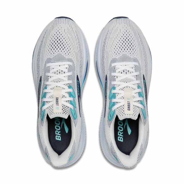 Brooks Ghost 17 White/Beacon Blue/Ipanema