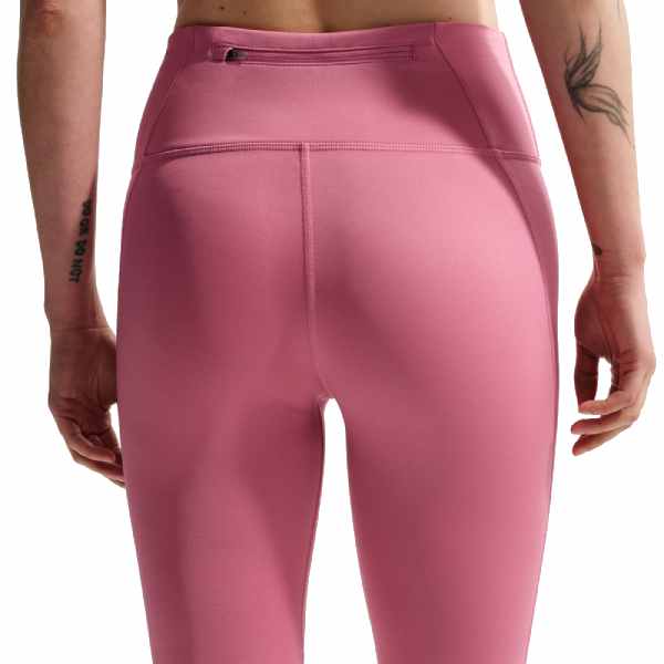 Nike Tempo Swoosh Run High-Waisted 7/8 Leggings Peony