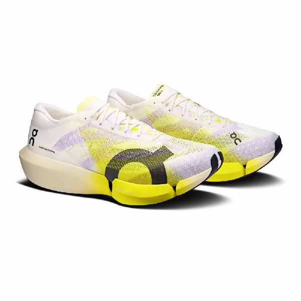 On Cloudboom Strike 2 White | Lime