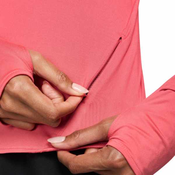 Nike Swift Dri-FIT UV Long-Sleeve Crew-Neck Running Top Sea Coral