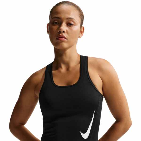 Nike Tempo Swoosh Dri-FIT Running Tank Top Black