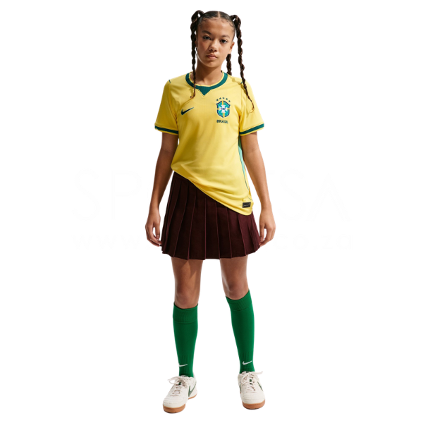 Nike Brazil National Team 2026 Stadium Home Kids