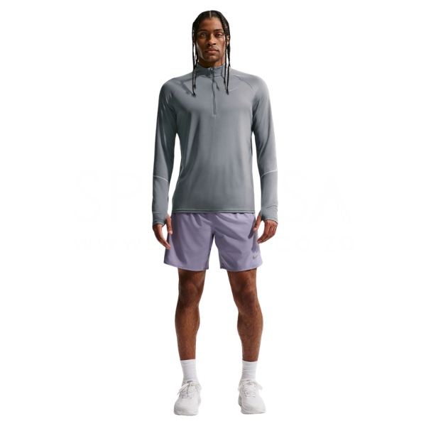 Nike Miler Dri-FIT 1/2-Zip Running Top Smoke Grey