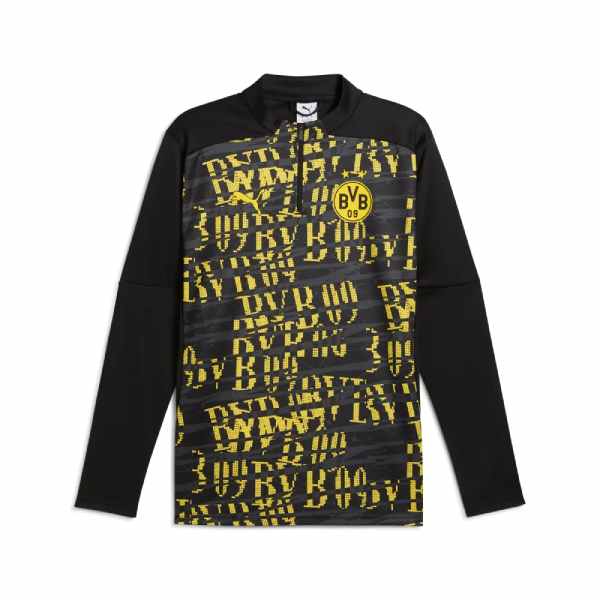 Puma BVB Prematch 1/4 Zip Top