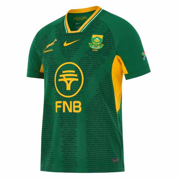 Nike Springboks Greatest Rivalry Tour Home Jersey Kids