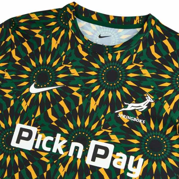 Nike Springboks Pre-Match Short Sleeve Top