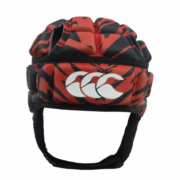 Canterbury Graphic Honeycomb Black/Red/White Headgear