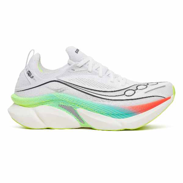 Saucony Endorphin Elite 3 White/Multi Blanc