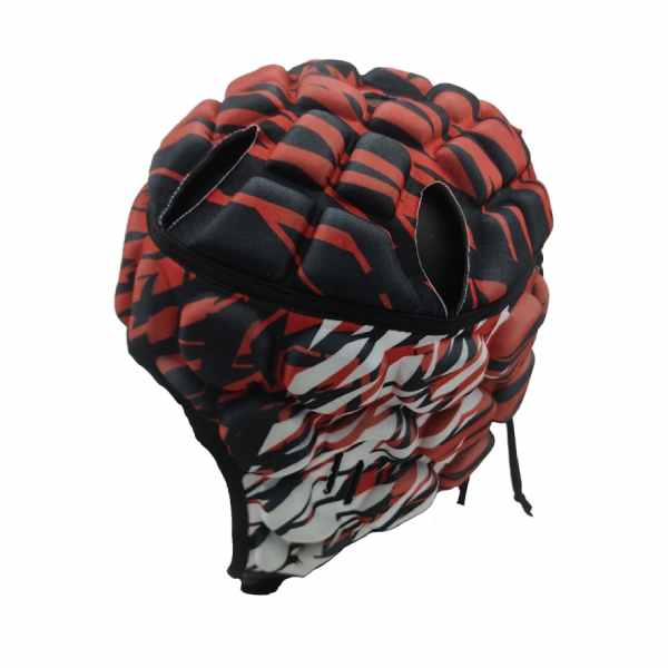 Canterbury Graphic Honeycomb Black/Red/White Headgear