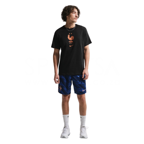 Nike France Football T-Shirt Black