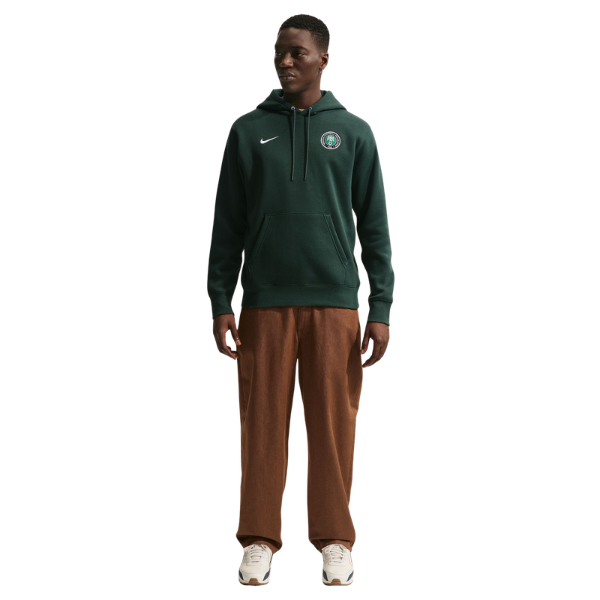 Nike Nigeria Club Soccer Pullover Hoodie Pro Green