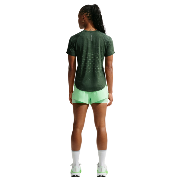 Nike Swift Aero-FIT Short-Sleeve Running Top Black/Light Green Spark