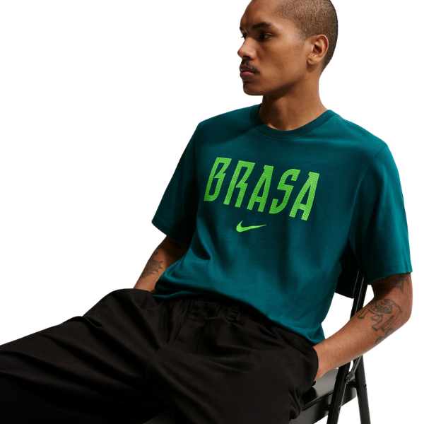 Nike Brazil Soccer T-Shirt Geode Teal