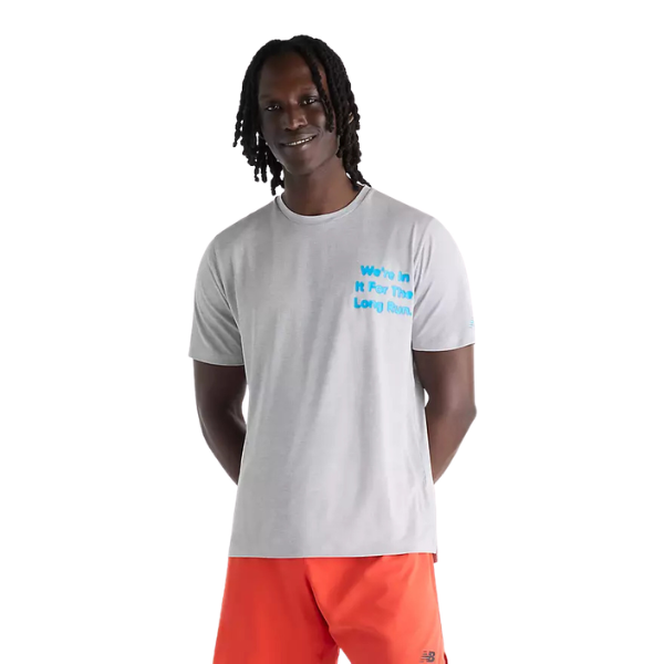 New Balance RC Essential Graphic T-Shirt Athletic Grey