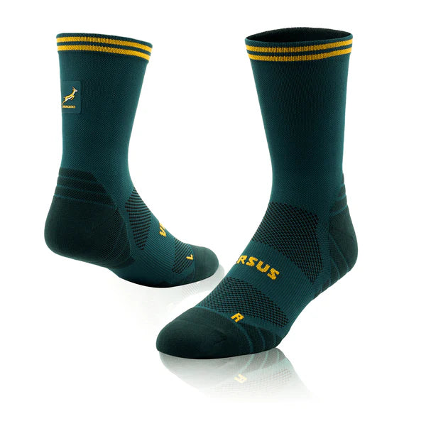 Versus Springboks Rugby KIDS Active Crew Tab Socks