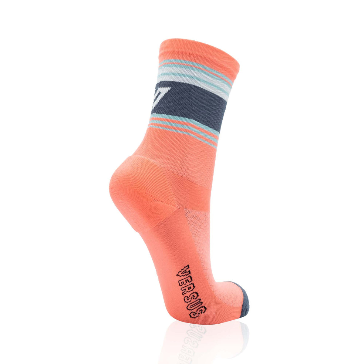Versus Coral hurricane Cycling Socks