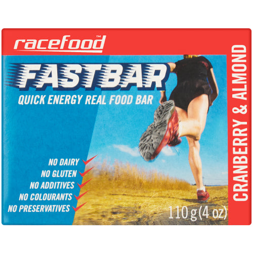 RaceFood Fastbar  Cranberry &amp; Almond 5 Pack