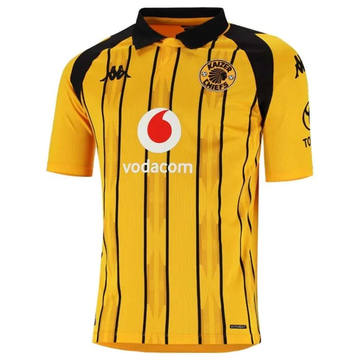 Kappa Kaizer Chiefs Kombat 2026/27 Home Jersey Yellow Black