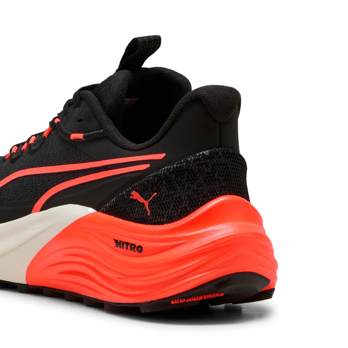 Puma Electrify NITRO 4 Black-Glowing Red-Warm White