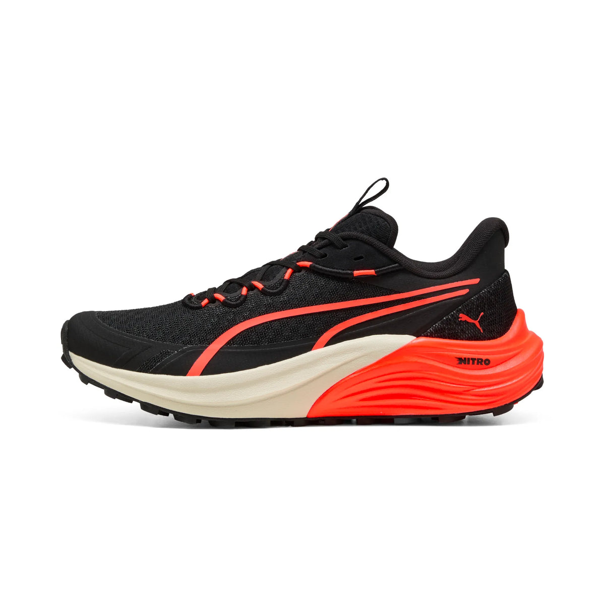 Puma Electrify NITRO 4 Black-Glowing Red-Warm White