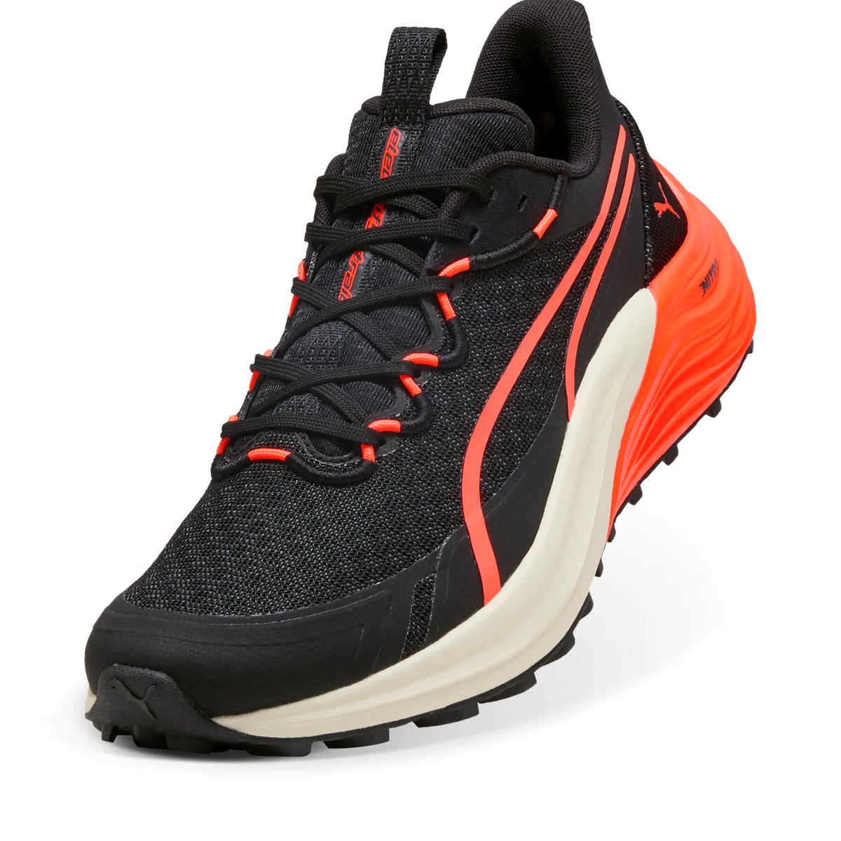 Puma Electrify NITRO 4 Black-Glowing Red-Warm White