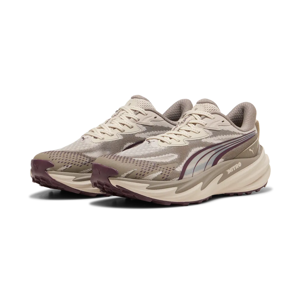 Puma Velocity NITRO Trail Silver Fog-Ruby Noir
