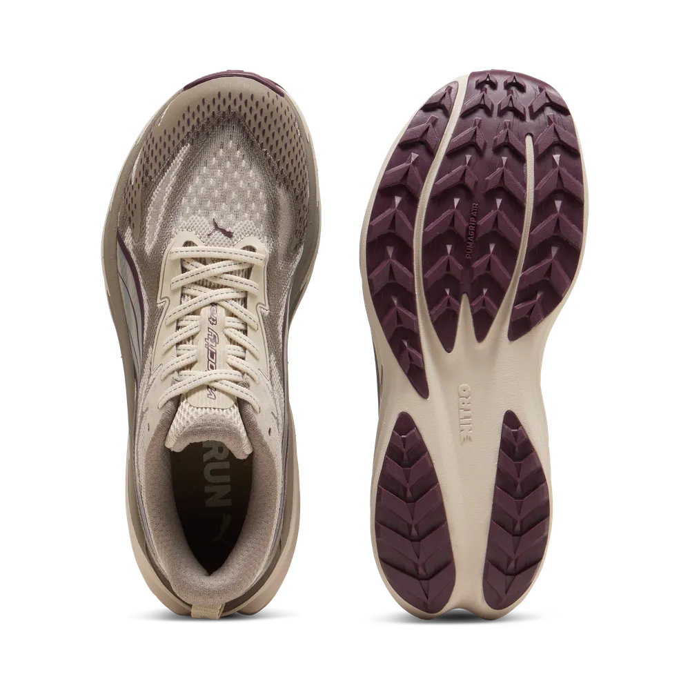 Puma Velocity NITRO Trail Silver Fog-Ruby Noir