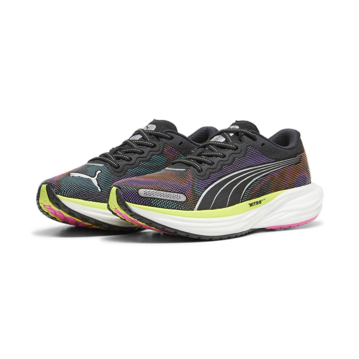 Puma Deviate NITRO 2 Psychedelic Rush Black-Lime Pow-Poison Pink