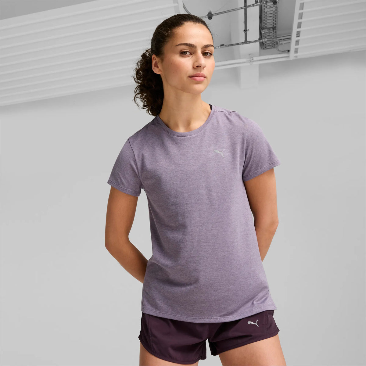 Puma Run Favorite Heather SS Pale Plum
