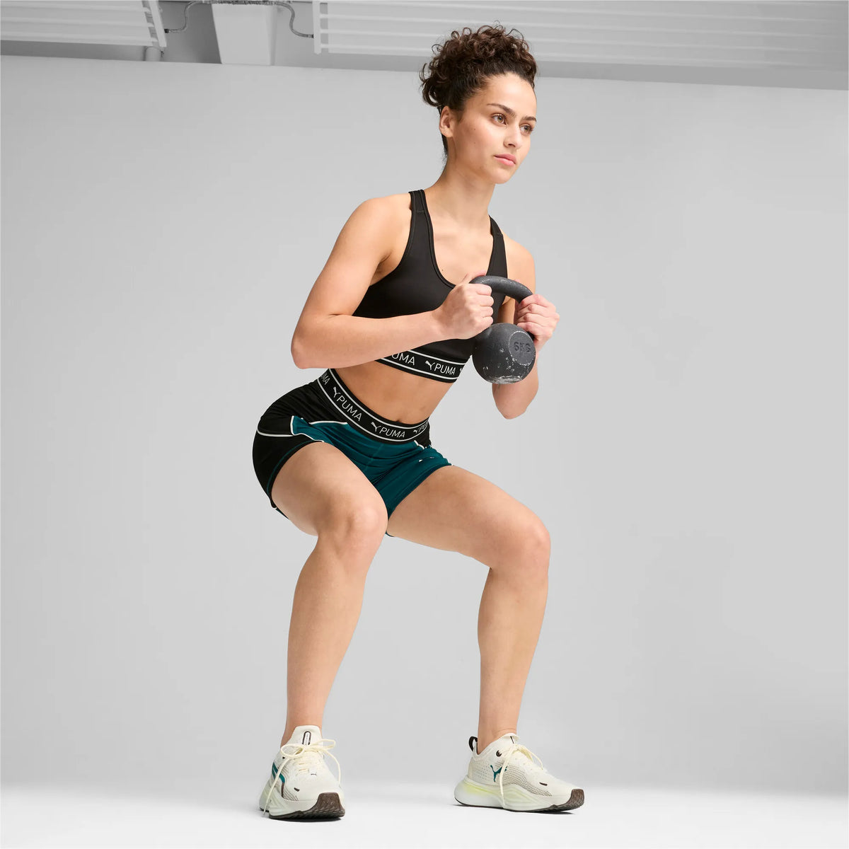 Puma Fit Train Strong 5&quot; Short Cold Green