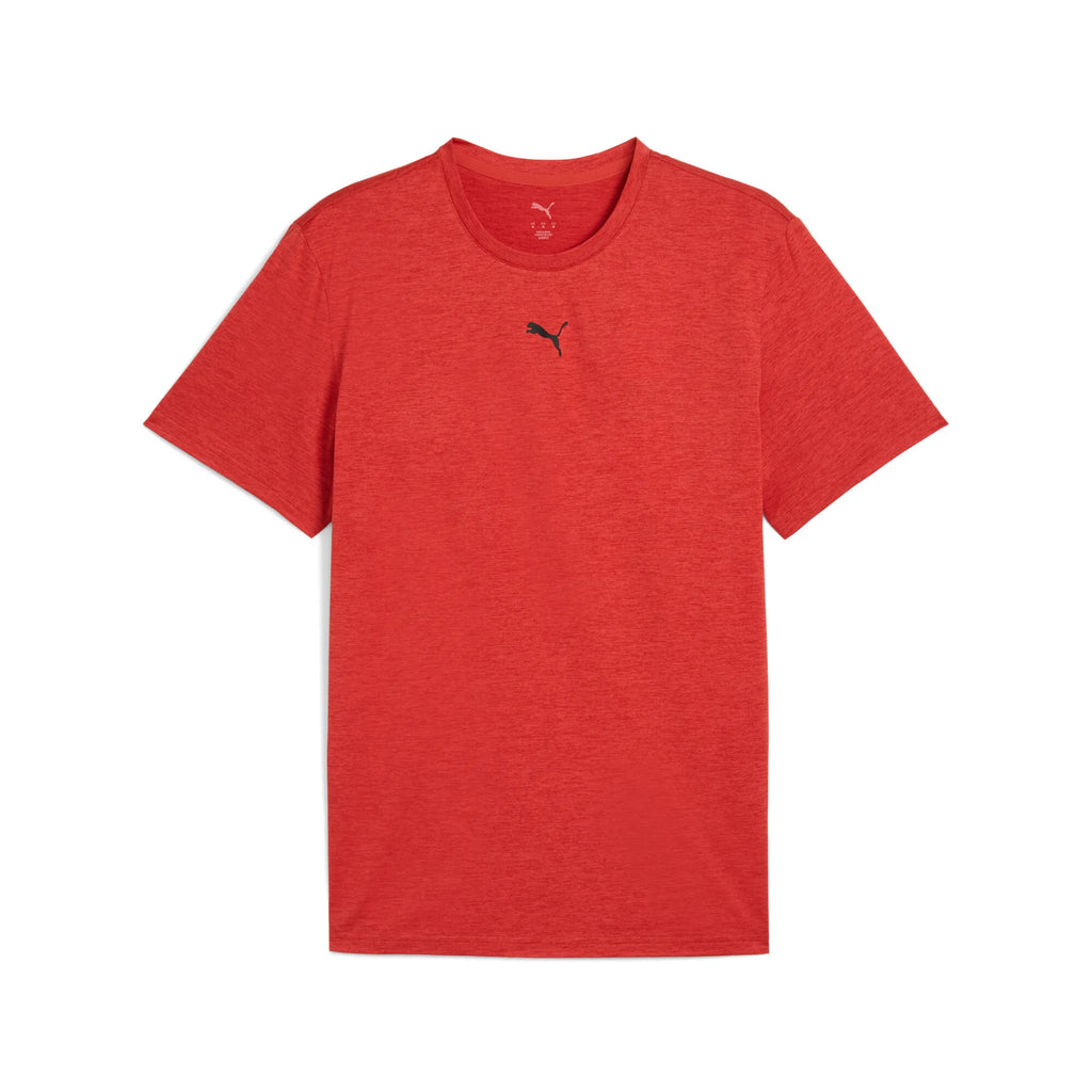 PHO Tee - レッド Puma Essentials Heather Cat Tee Red Fire Heather - SportSA