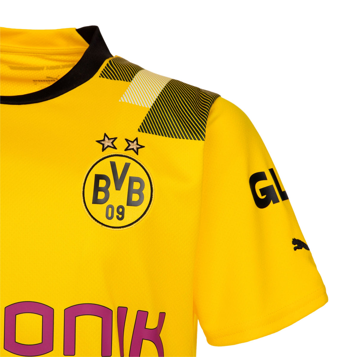 BVB CUP Jersey with Sponsor Cyber Yellow