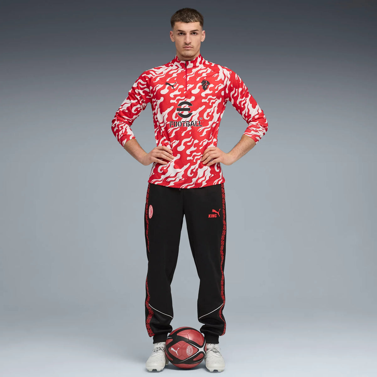 Puma AC Milan Pre-match Quarter-Zip Top