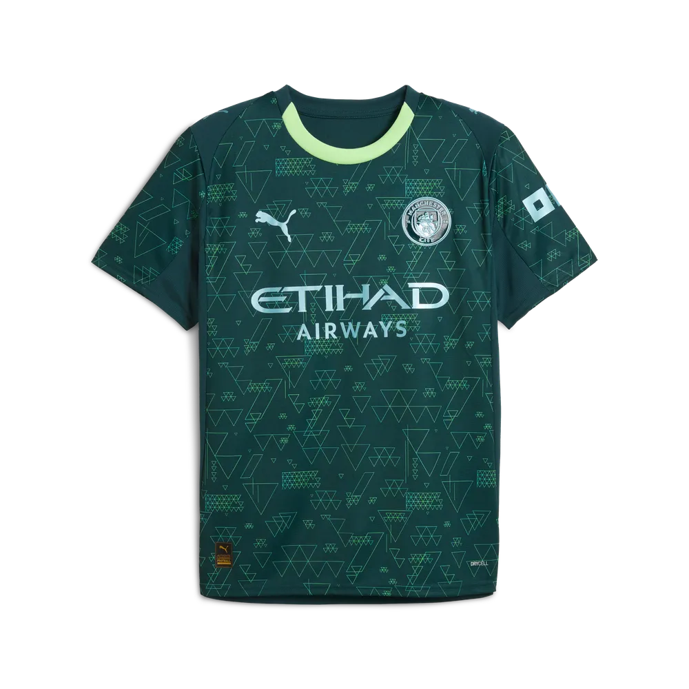 Puma Manchester City 25/26 Fourth Jersey Green Terrain
