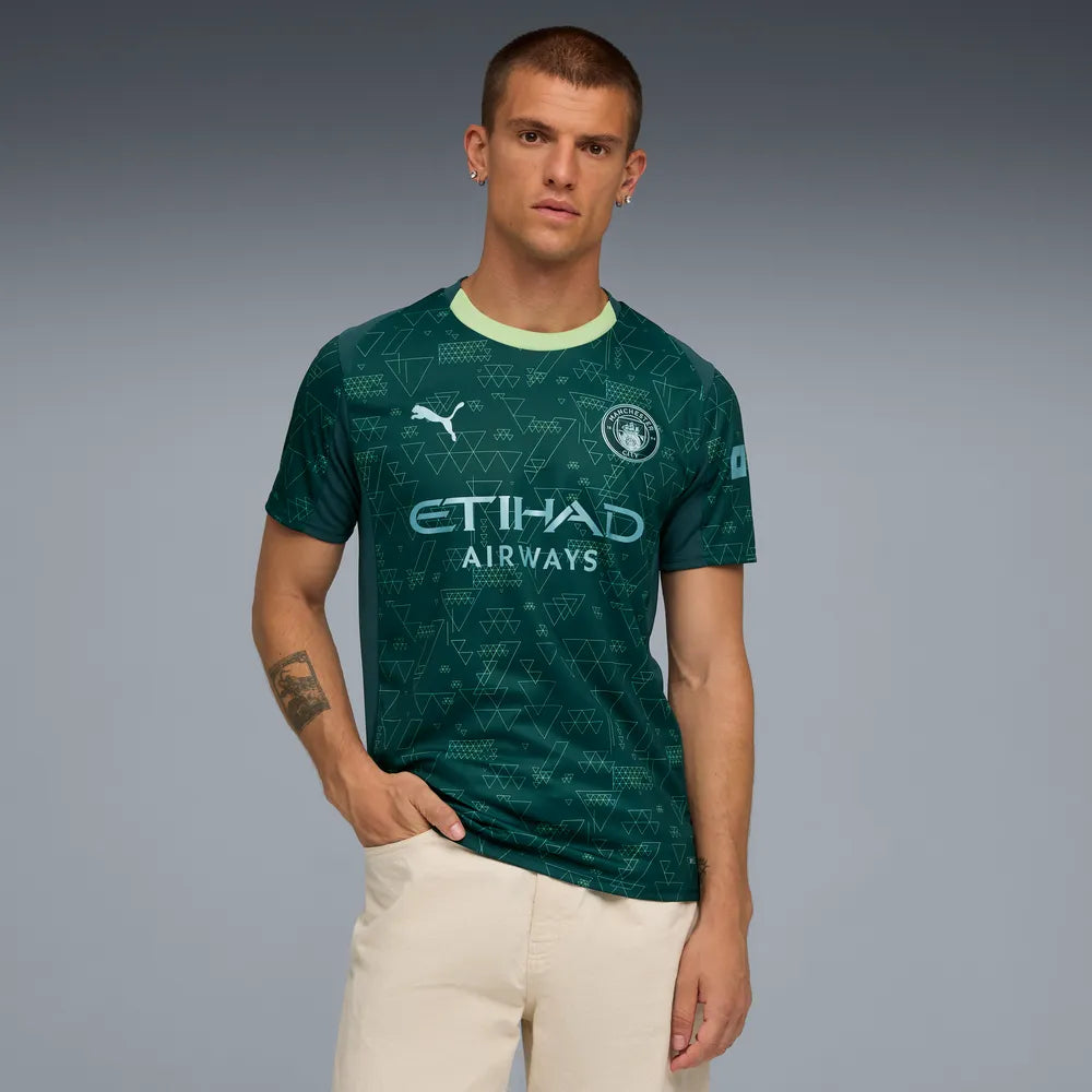 Puma Manchester City 25/26 Fourth Jersey Green Terrain