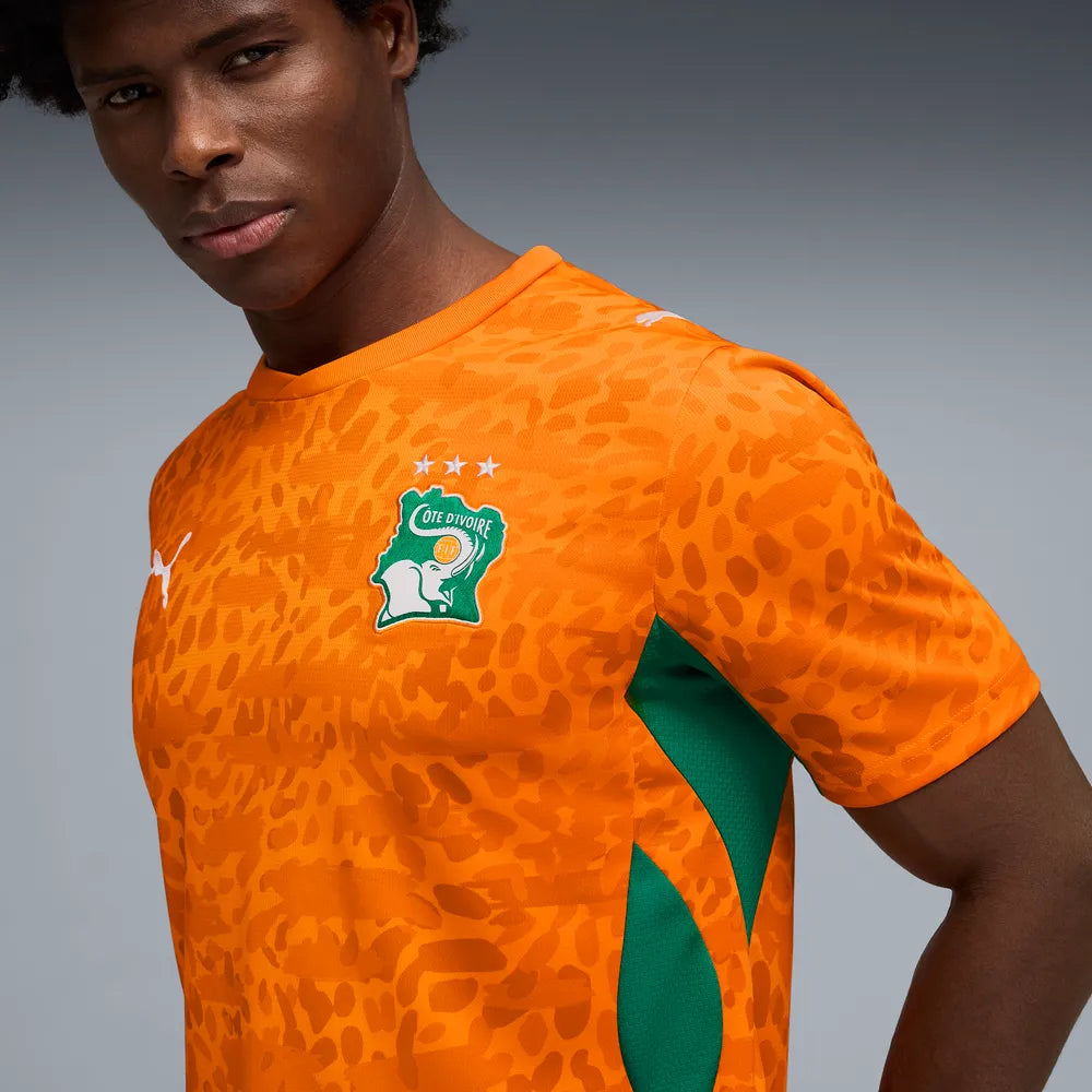 Puma Côte d'Ivoire Home Jersey Rickie Orange