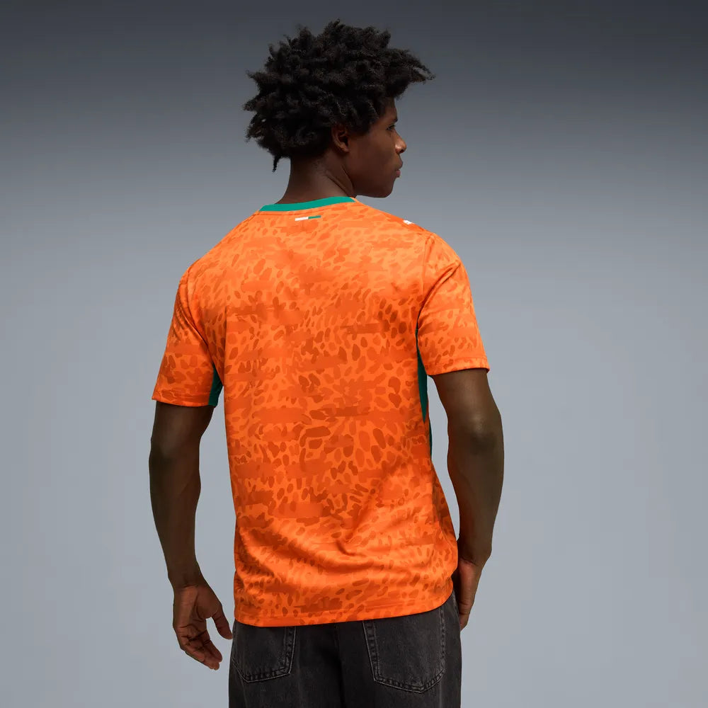 Puma Côte d'Ivoire Home Jersey Rickie Orange
