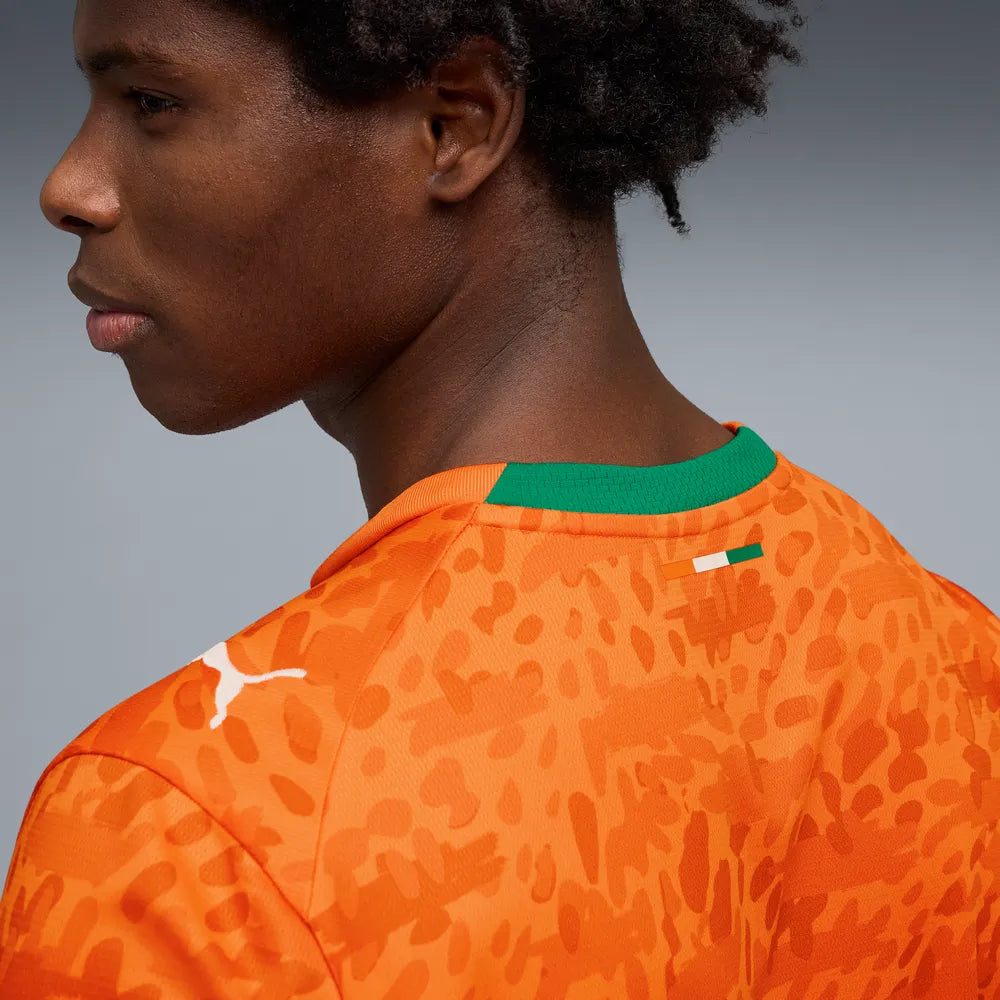 Puma Côte d'Ivoire Home Jersey Rickie Orange