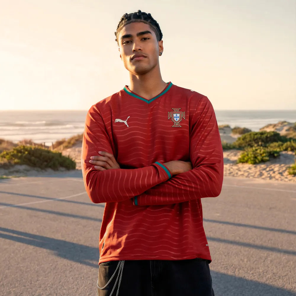 Puma Portugal Home Jersey 2026 Long Sleeve